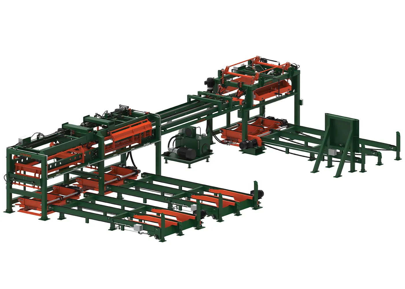 SWEED panel grade line for automated quality sorting